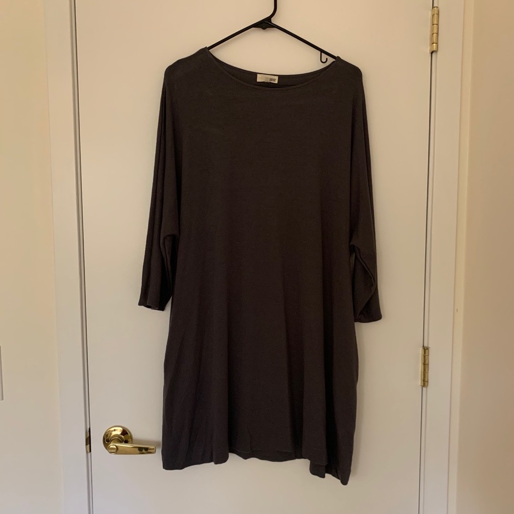 Wilfred Free Aritzia Cober Dress Size Large Grey